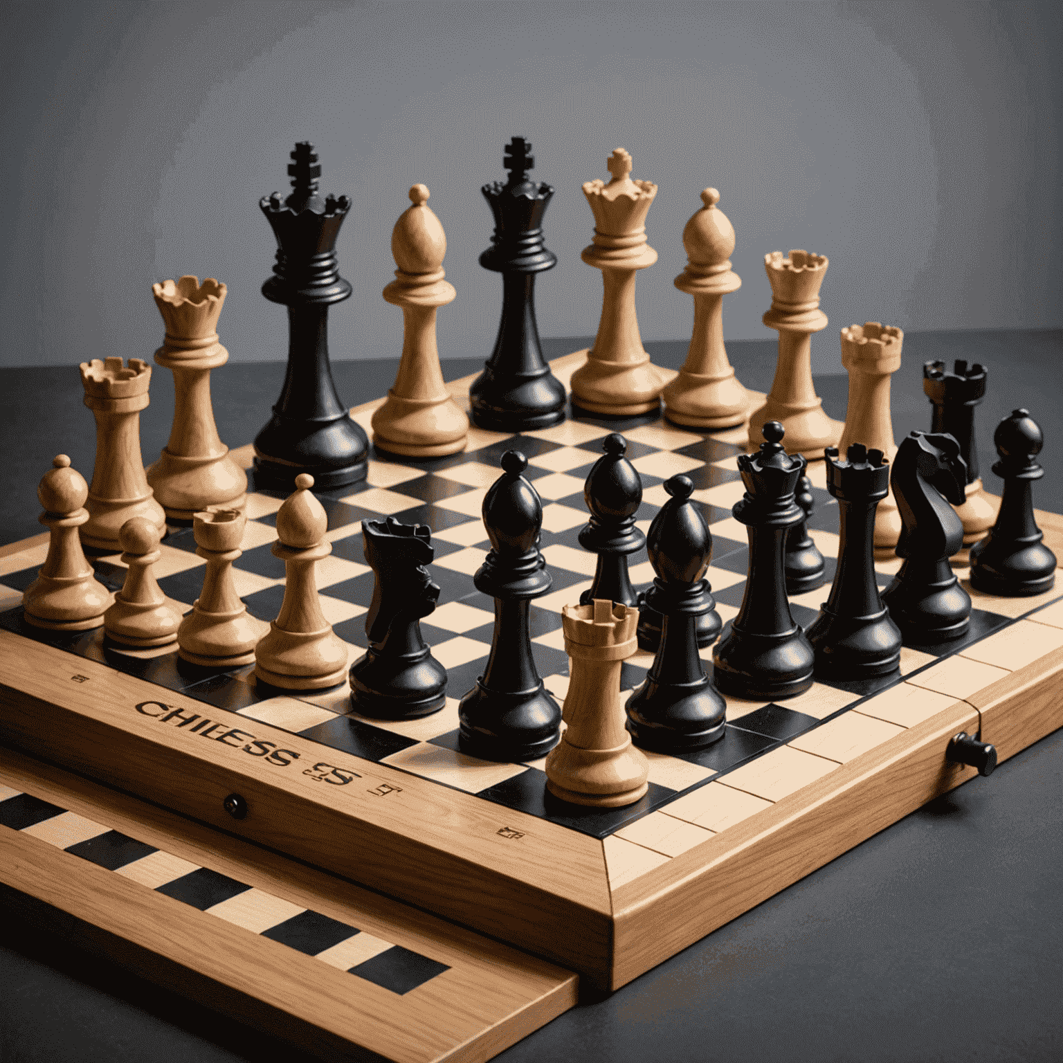 A collection of chess sets ranging from traditional wooden pieces to modern abstract designs, showcasing the evolution of chess set styles over time